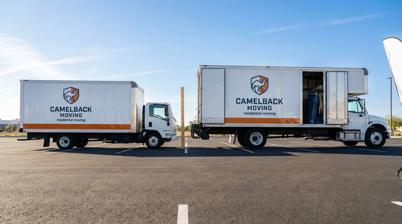 Moving truck size capacity guide in Cottonwood Falls